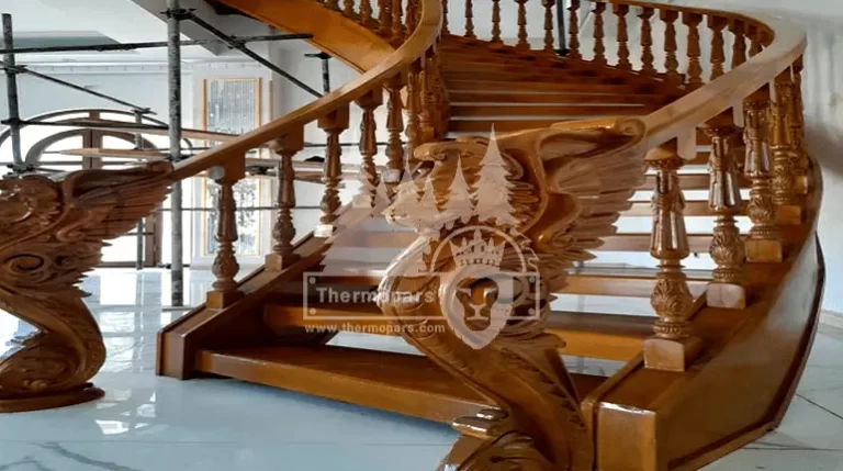 پله و نرده ترمو تجلی هنر و معماری سنتی پله و نرده ترمو